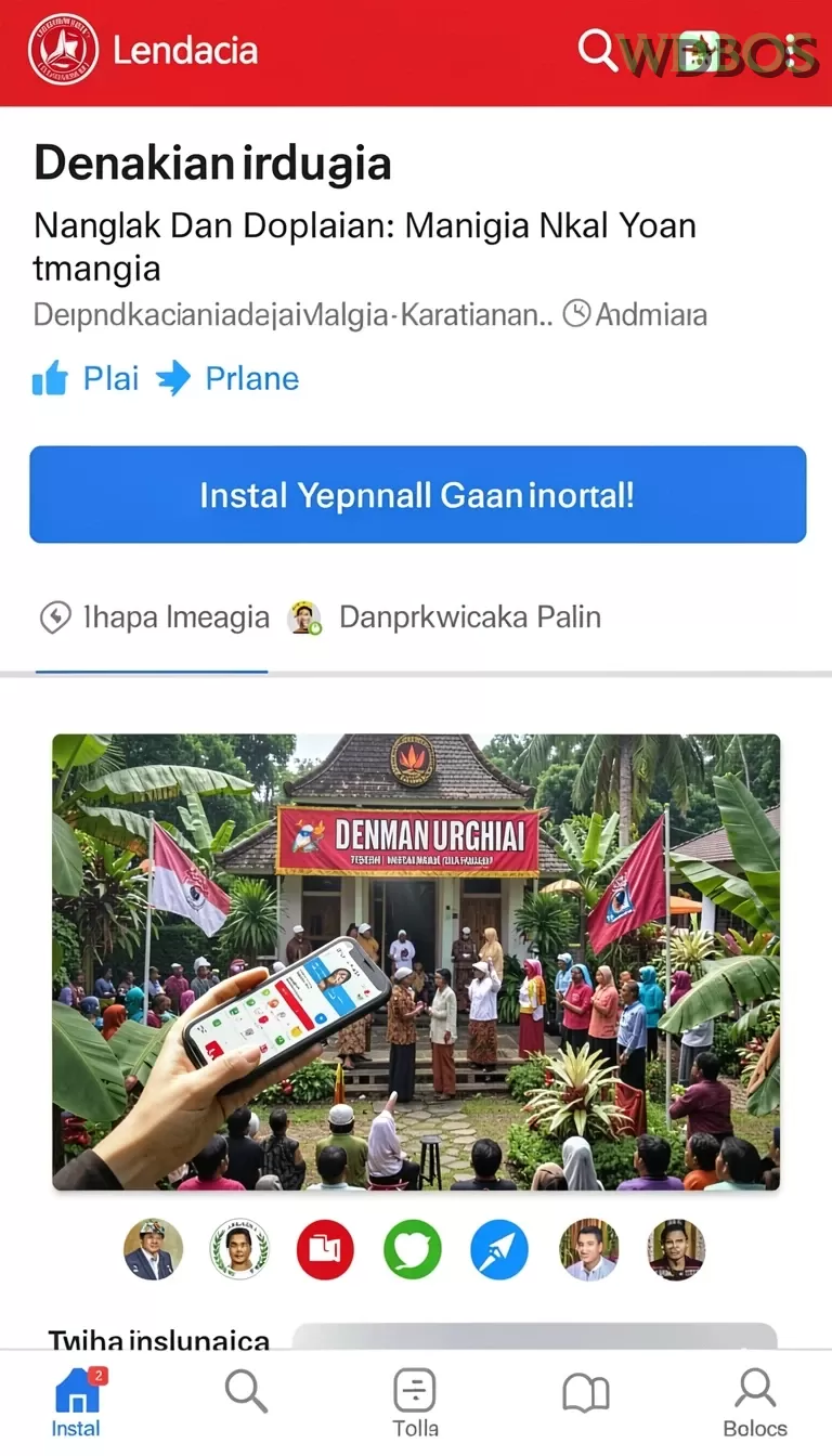 Galeri pratinjau visual wdbos build APK resmi terbaru